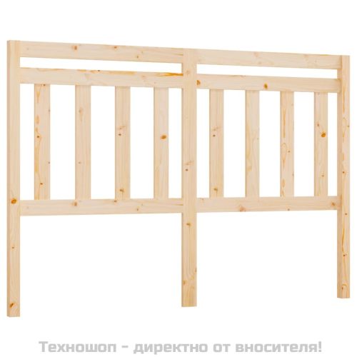 Горна табла за легло, 156x4x100 см, бор масив