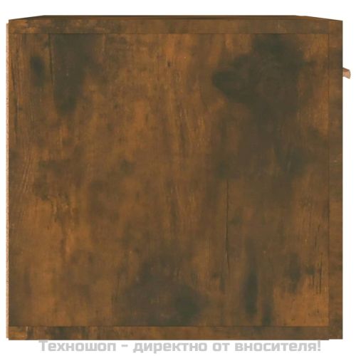 Стенен шкаф, опушен дъб, 60x36,5x35 см, инженерно дърво