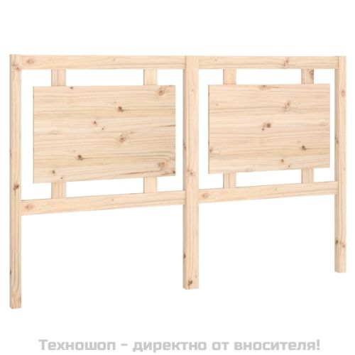 Горна табла за легло, 155,5x4x100 см, бор масив