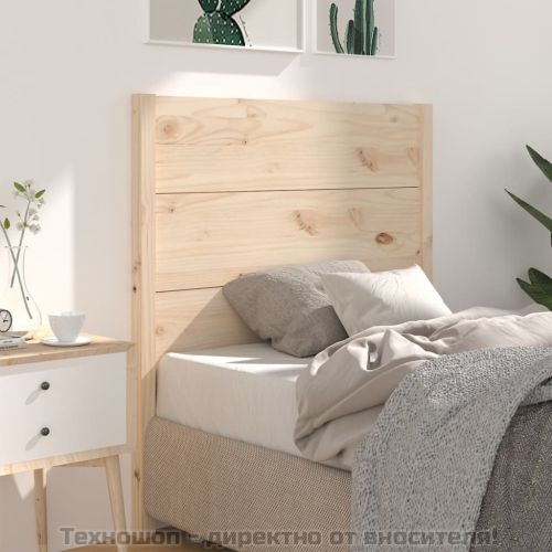 Табла за спалня, 106x4x100 см, бор масив