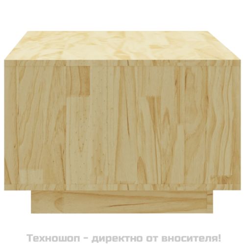 Маса за кафе, 110x50x33,5 см, борово дърво масив