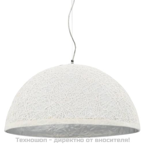 Полилей, бяло и сребристо, Ø50 см, E27