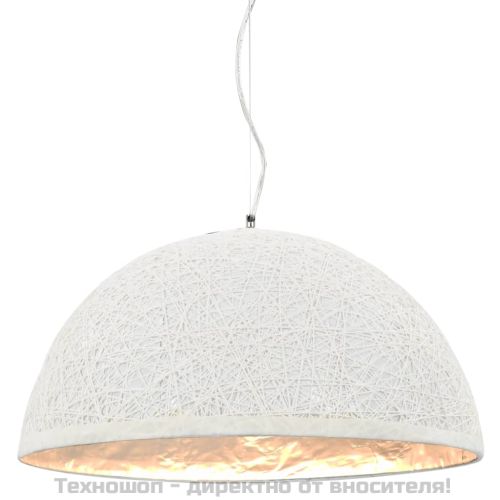 Полилей, бяло и сребристо, Ø50 см, E27