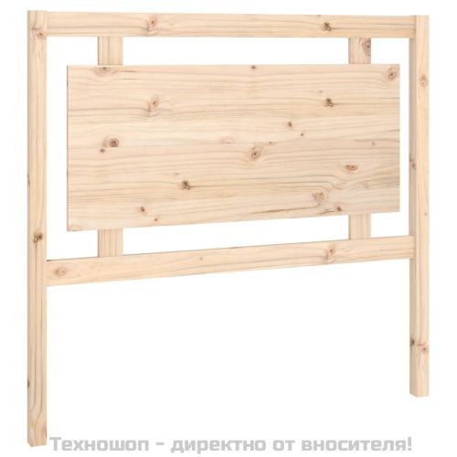 Горна табла за легло, 105,5x4x100 см, бор масив