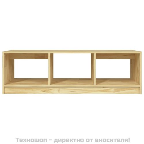 Кафе маса, 110x50x34 см, борово дърво масив