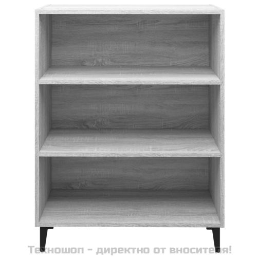 Сайдборд, Сив сонома, 69,5x32,5x90 см, инженерно дърво