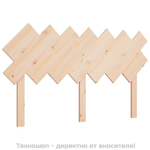 Горна табла за легло, 151,5x3x81 см, бор масив