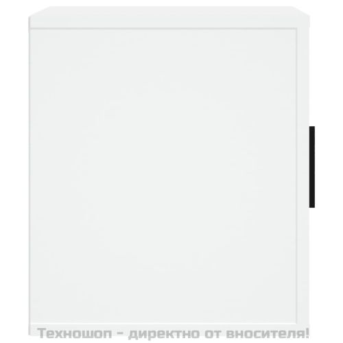 ТB шкаф, бял, 100x35x40 см, инженерно дърво