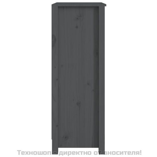 Библиотека, сива, 50x35x97 см, бор масив