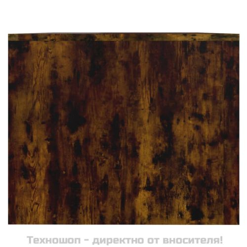 Кафе маса, опушен дъб, 90x50x41,5 см, инженерно дърво