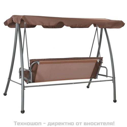 Градинска люлка със сенник, кафе