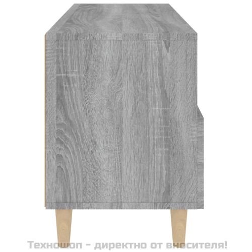 ТВ шкаф, сив сонома, 80x36x50 см, инженерно дърво