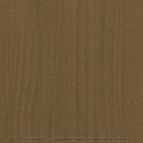 Библиотека/разделител за стая, меденокафява, 60x35x167 см, бор