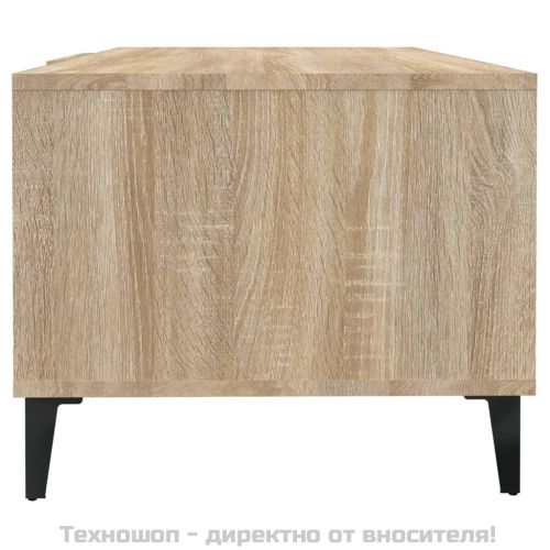 Кафе маса, дъб сонома, 102x50x40 см, инженерно дърво