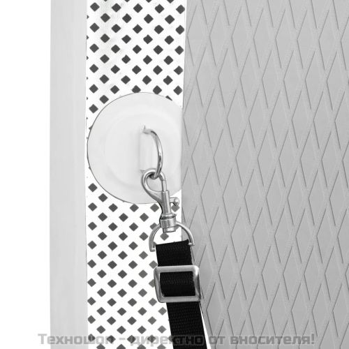 Комплект надуваем стендъп падълборд, черен, 300x76x10 см