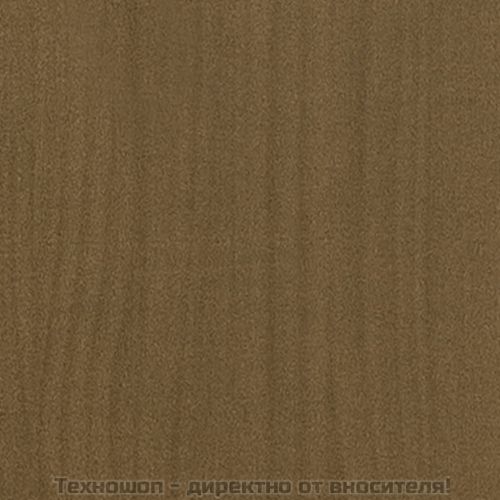 Градински сандъци, 2 бр, меденокафяви, 31x31x70 см, бор масив