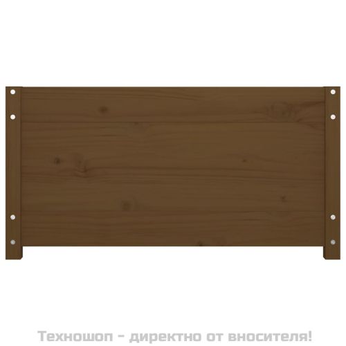 Дневно легло, меденокафяво, 80x200 см, борово дърво масив