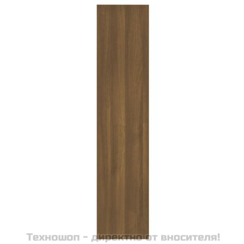 Библиотека/разделител, кафяв дъб, 60x30x135 см, инженерно дърво