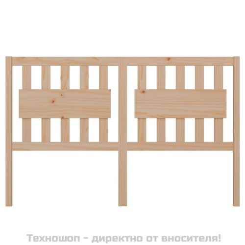 Горна табла за легло, 155,5x4x100 см, бор масив