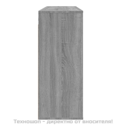 Стенен шкаф, сив сонома, 80x33x80 см, инженерно дърво