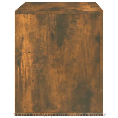 Нощно шкафче, опушен дъб, 50x39x47 см