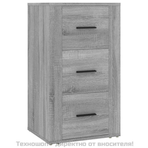 Сайдборд, сив сонома, 40x33x70 см, инженерно дърво