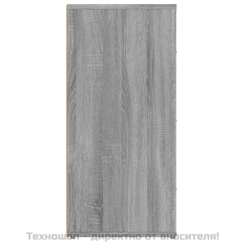 Сайдборд, сив сонома, 40x33x70 см, инженерно дърво