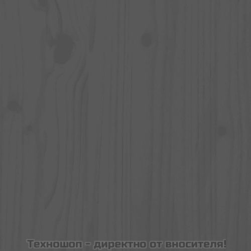 Висок шкаф, сив, 83x41,5x100 см, бор масив