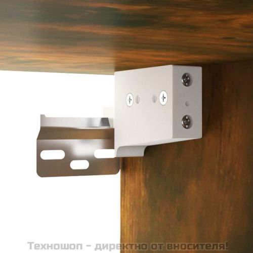 ВисящTV шкаф, опушен дъб, 80x36x25 см, инженерно дърво