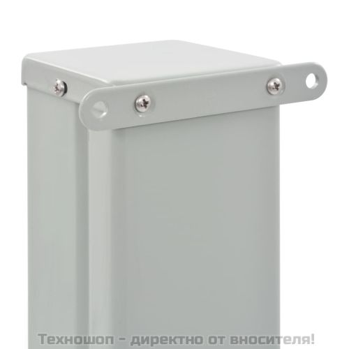 Прибираща се странична тента, 160х300 см, черна