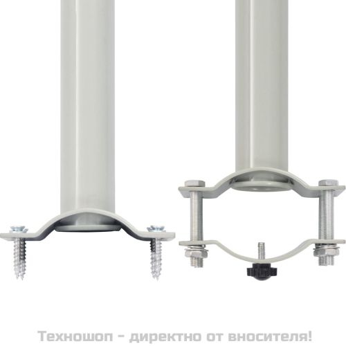 Прибираща се странична тента, 160х300 см, черна