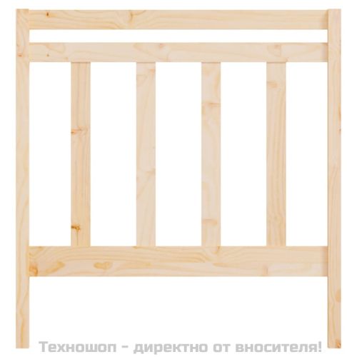 Горна табла за легло, 95x4x100 см, бор масив
