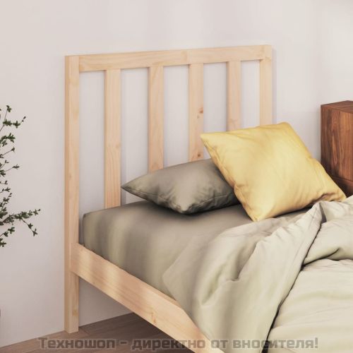 Горна табла за легло, 95x4x100 см, бор масив