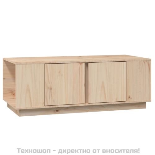 Кафе маса, 110x50x40 см, борово дърво масив