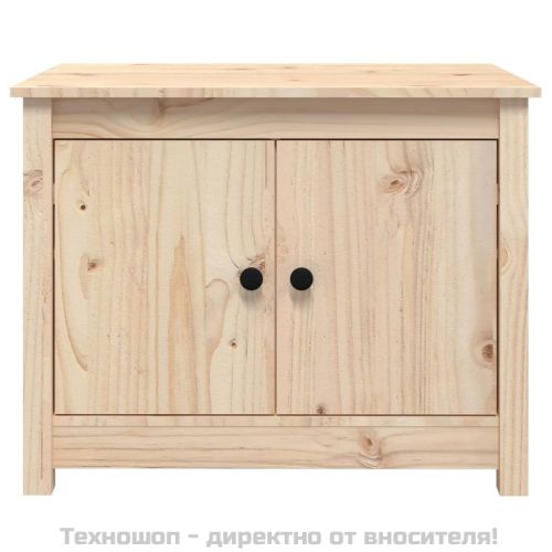 Кафе маса, 71x49x55 см, борово дърво масив
