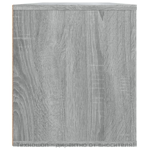 ТB шкаф, сив сонома, 100x35x40 см, инженерно дърво