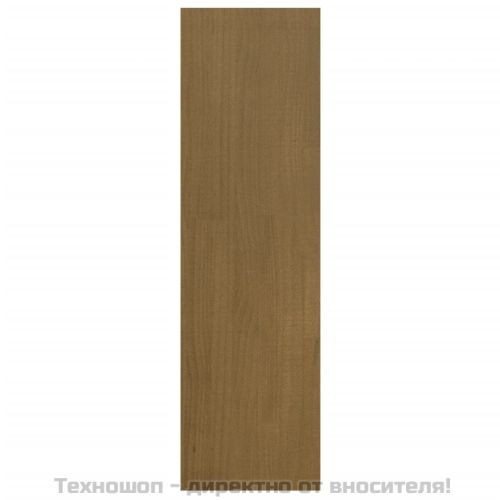 Библиотека/разделител за стая, меденокафява, 40x30x103,5см, бор