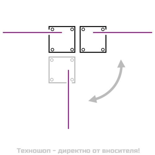 Прибираща се странична тента, синя, 140x1000 см