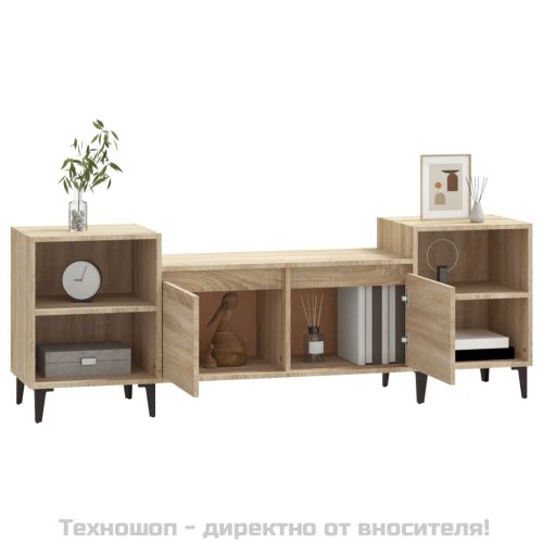 ТB шкаф, дъб сонома, 160x35x55 см, инженерно дърво