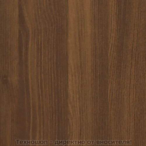 ТВ шкаф, кафяв дъб, 160x35x55 см, инженерно дърво