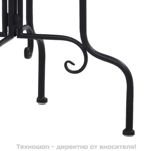 Мозаечна странична маса, синьо-бяла, керамика