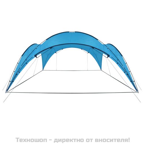 Парти шатра, арковидна, 450x450x265 см, светлосиня