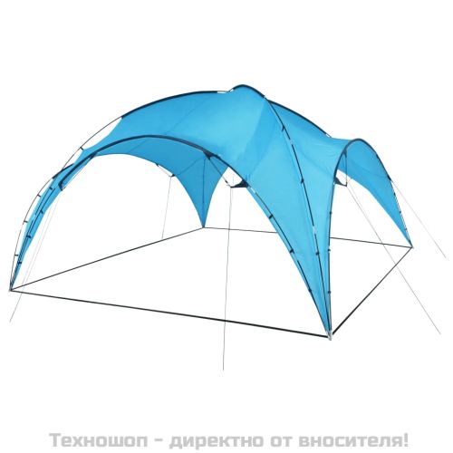 Парти шатра, арковидна, 450x450x265 см, светлосиня