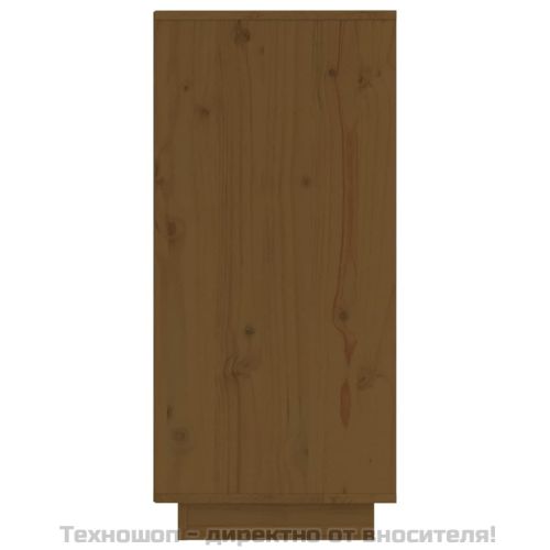 Сайдборди, 2 бр, меденокафяви, 31,5x34x75 см, бор масив