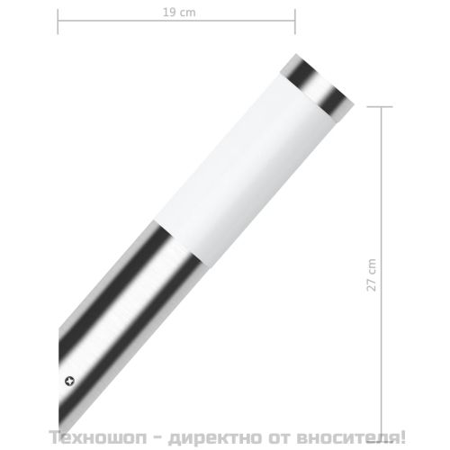 Лампа за стена от неръждаема стомана, водоустойчива