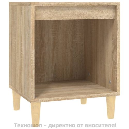 Нощни шкафчета, 2 бр, сонома дъб, 40x35x50 см