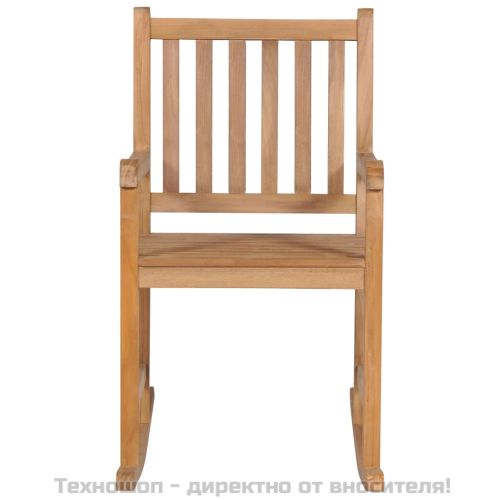 Люлеещ стол, тиково дърво масив