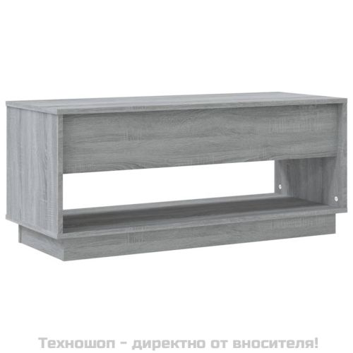 ТB шкаф, сив сонома, 102x41x44 см, инженерно дърво