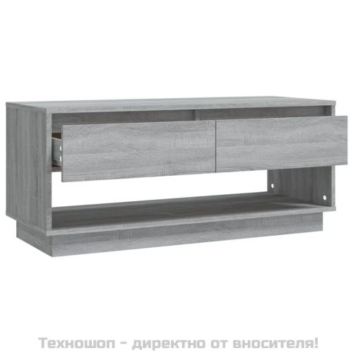 ТB шкаф, сив сонома, 102x41x44 см, инженерно дърво