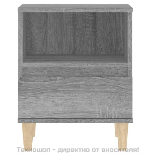 Нощно шкафче, сив сонома, 40x35x50 см